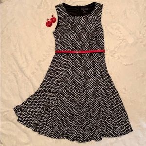 Jessica Howard dress with jacket and belt!  🖤🤍❤️